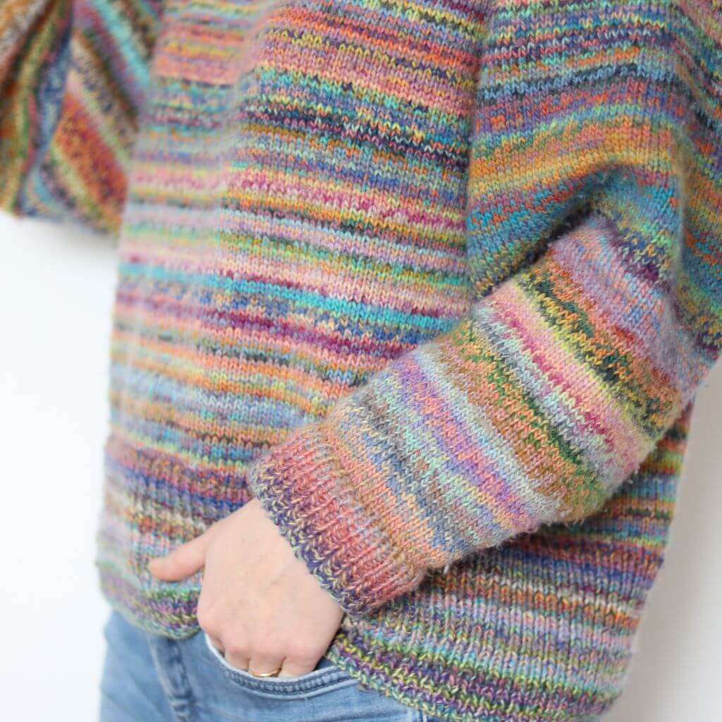 Frau Riedel strickt Happy Sweater Maxi Strickanleitung - Frau Riedel strickt (PDF) Lieblingsgarn