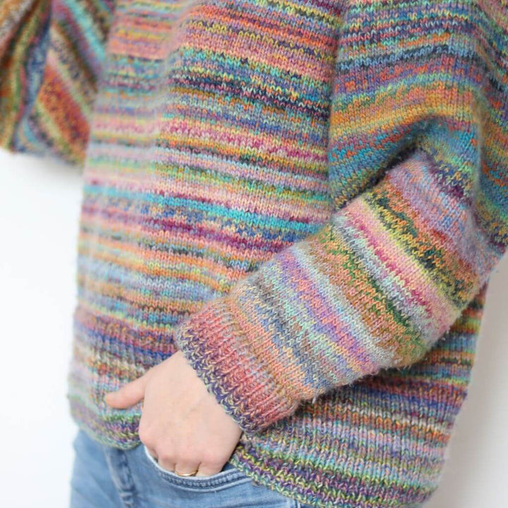 Frau Riedel strickt Happy Sweater Maxi Strickanleitung - Frau Riedel strickt (PDF) Lieblingsgarn