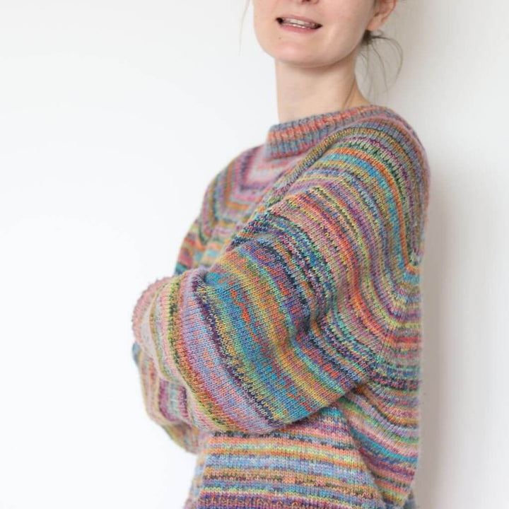 Frau Riedel strickt Happy Sweater Maxi Strickanleitung - Frau Riedel strickt (PDF) Lieblingsgarn