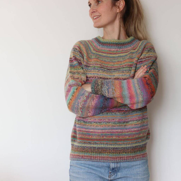 Frau Riedel strickt Happy Sweater Maxi Strickanleitung - Frau Riedel strickt (PDF) Lieblingsgarn
