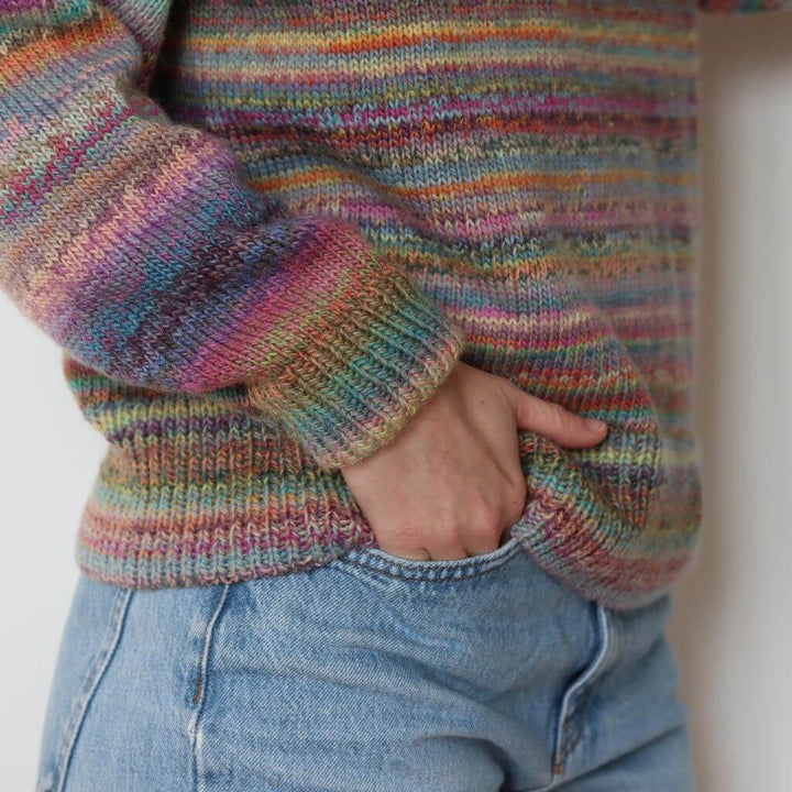 Frau Riedel strickt Happy Sweater Maxi Strickanleitung - Frau Riedel strickt (PDF) Lieblingsgarn