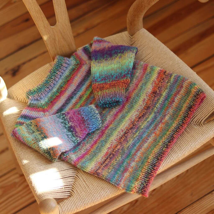 Frau Riedel strickt Happy Sweater Mini Strickanleitung - Frau Riedel strickt (PDF) Lieblingsgarn