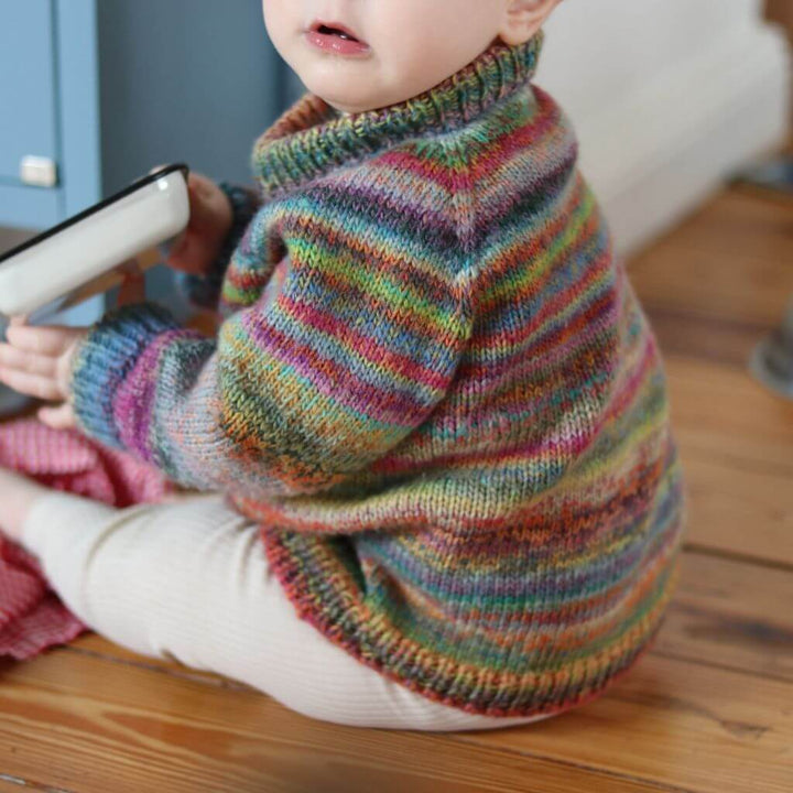 Frau Riedel strickt Happy Sweater Mini Strickanleitung - Frau Riedel strickt (PDF) Lieblingsgarn