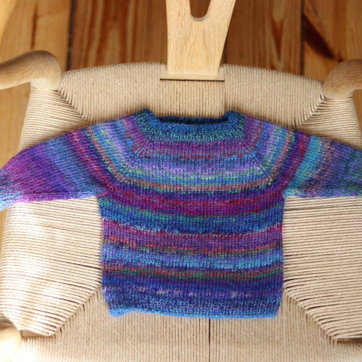 Frau Riedel strickt Happy Sweater Mini Strickanleitung - Frau Riedel strickt (PDF) Lieblingsgarn