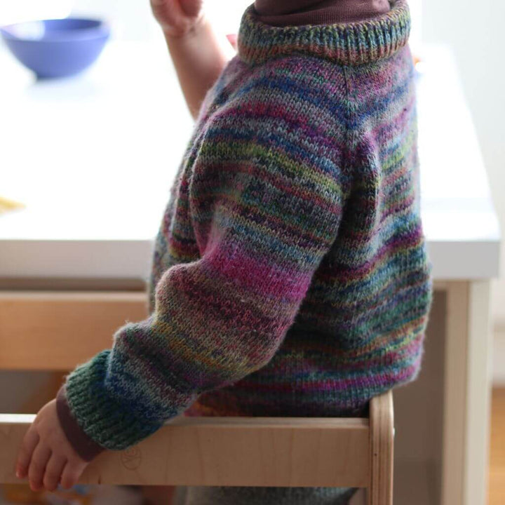 Frau Riedel strickt Happy Sweater Mini Strickanleitung - Frau Riedel strickt (PDF) Lieblingsgarn