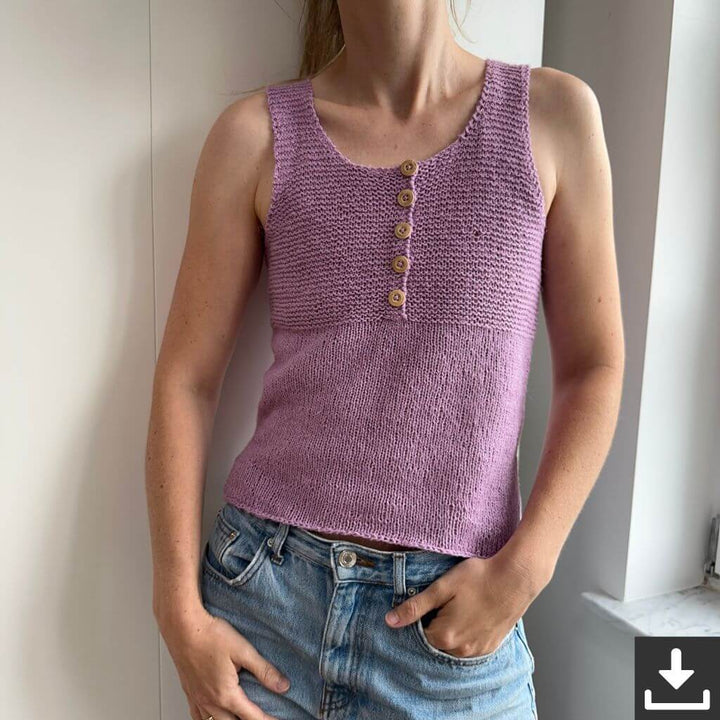 Frau Riedel strickt Nami Top Light Strickanleitung - Frau Riedel strickt (PDF) Lieblingsgarn