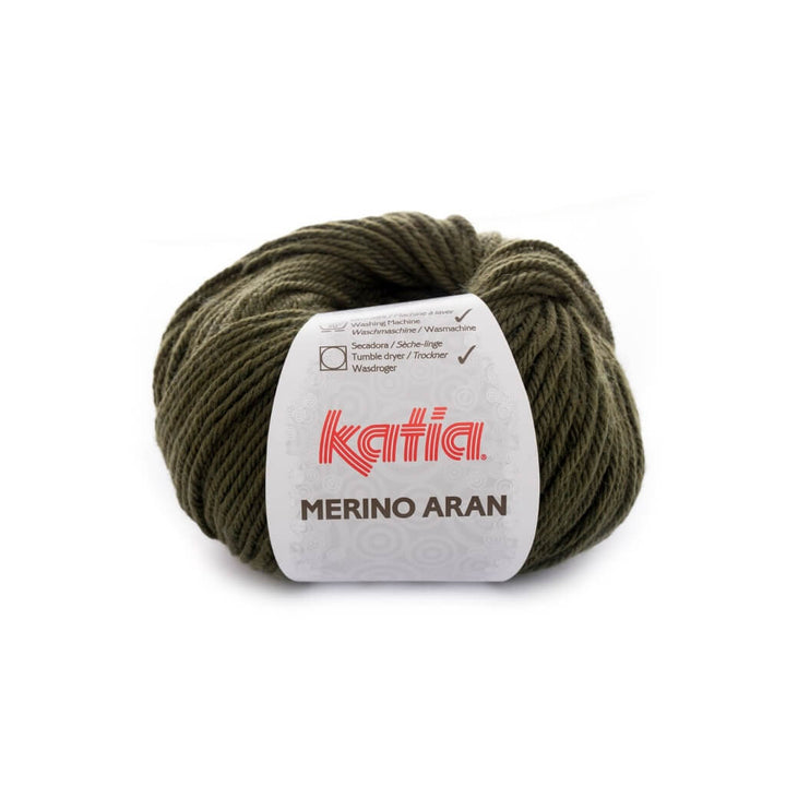Katia 48-Mittelgrün Katia Merino Aran Lieblingsgarn