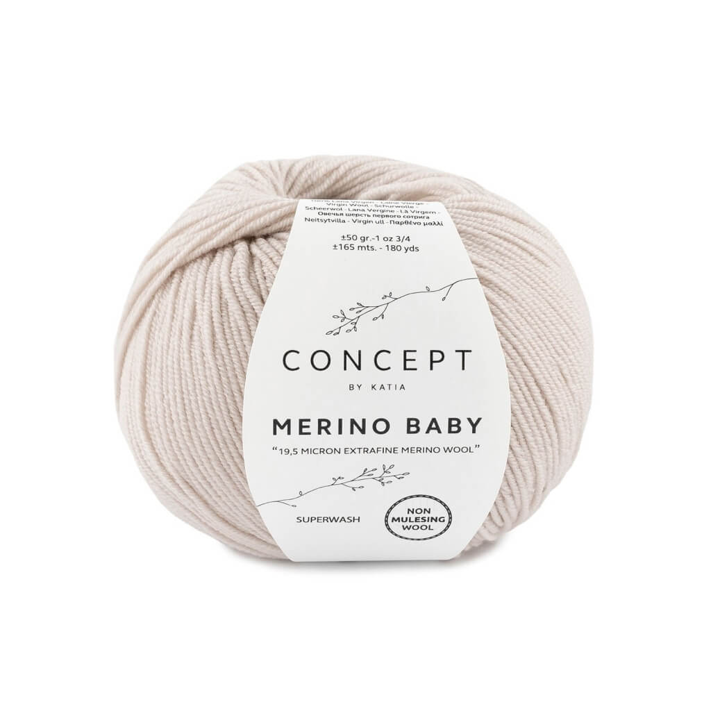 Katia 27-Hellbeige Katia Merino Baby Lieblingsgarn