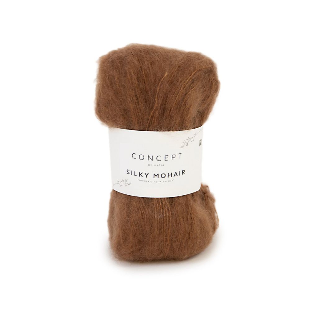 Katia 0101 - Braun Katia Silky Mohair Lieblingsgarn