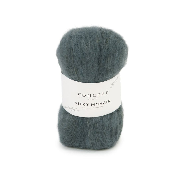 Katia 0105 - Mittelgrau Katia Silky Mohair Lieblingsgarn