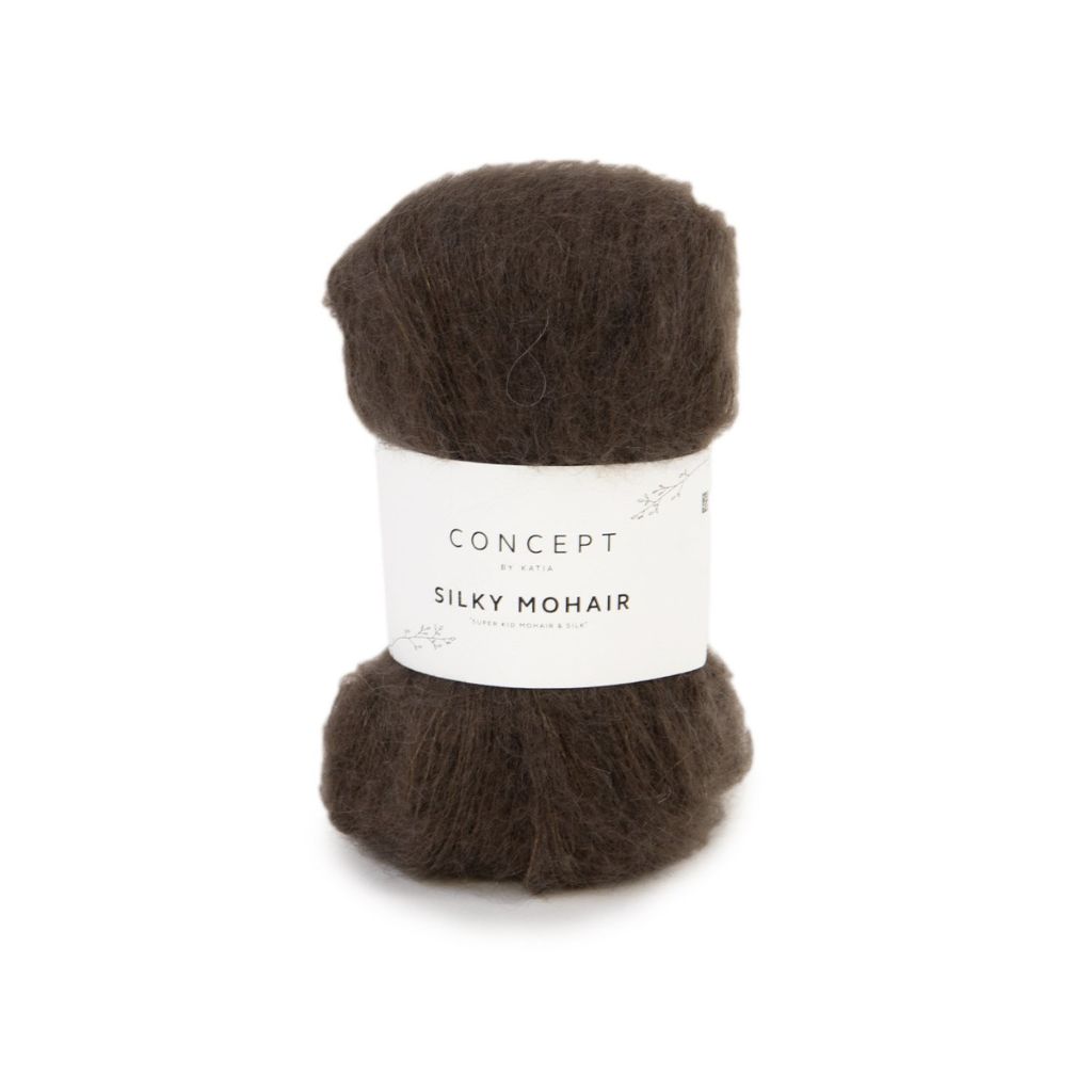 Katia 0100 - Nerz Katia Silky Mohair Lieblingsgarn