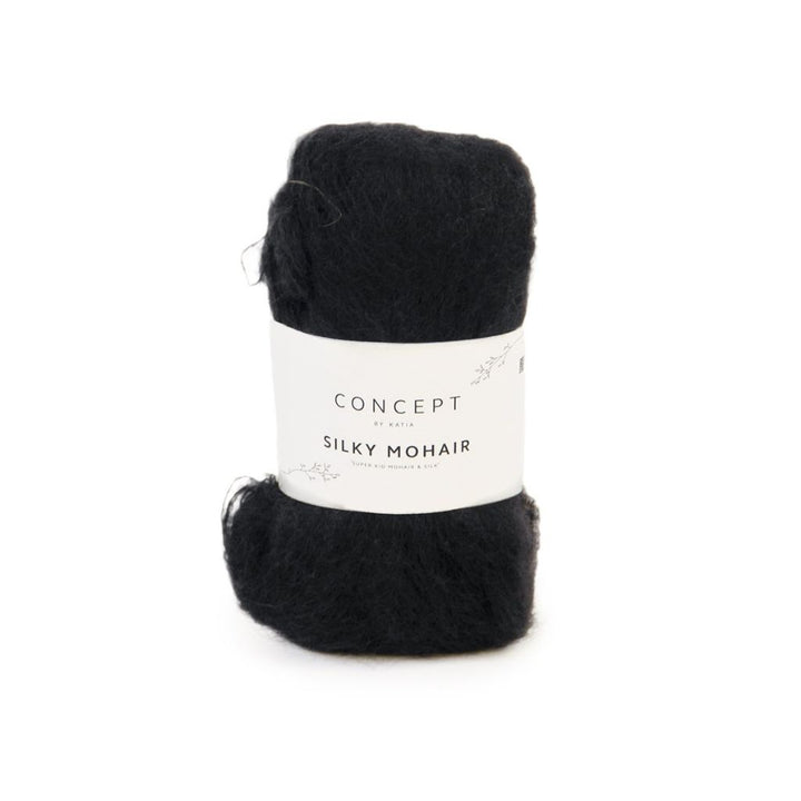 Katia 0106 - Schwarz Katia Silky Mohair Lieblingsgarn