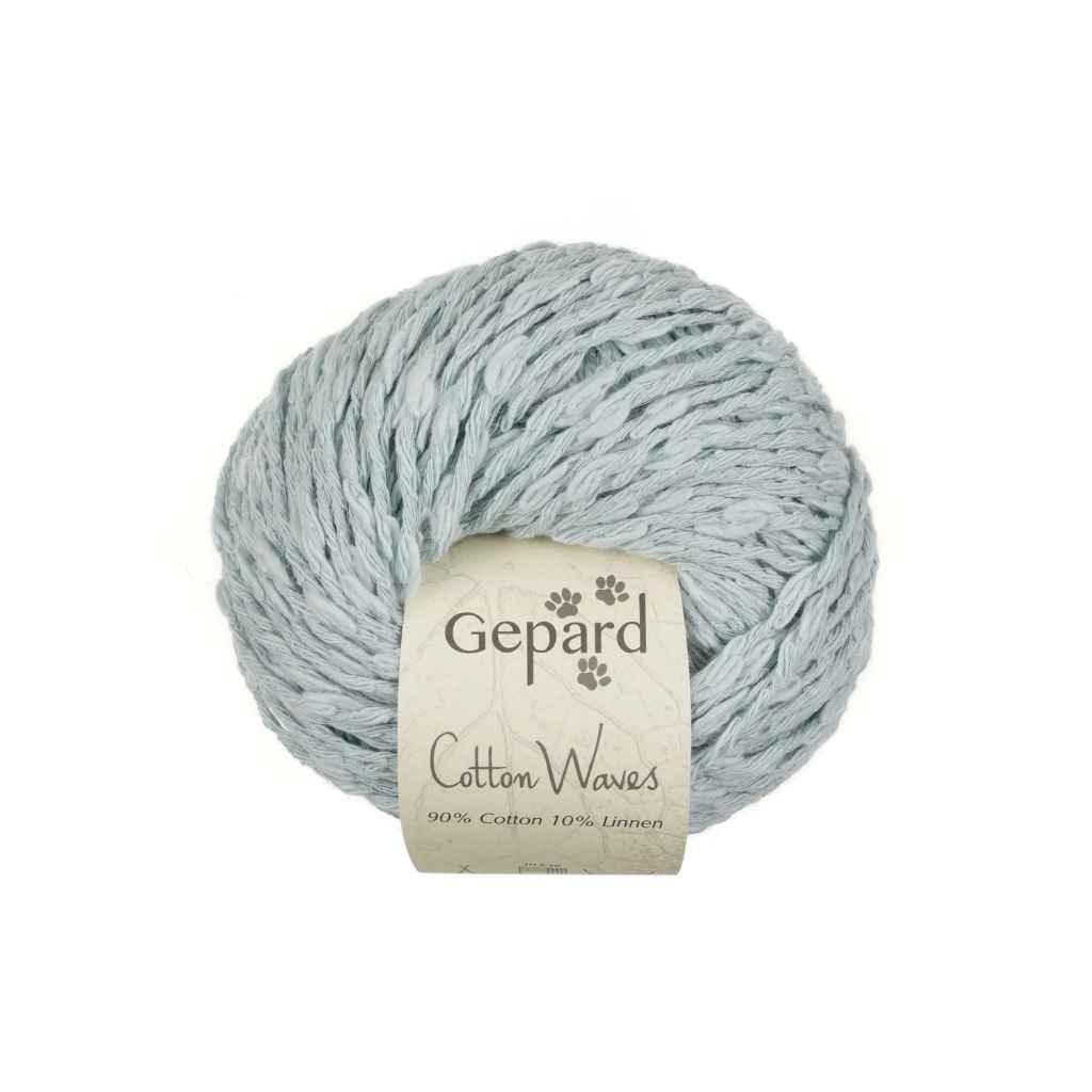 Gepard 712 - Soft Ice Blue Gepard CottonWaves Lieblingsgarn