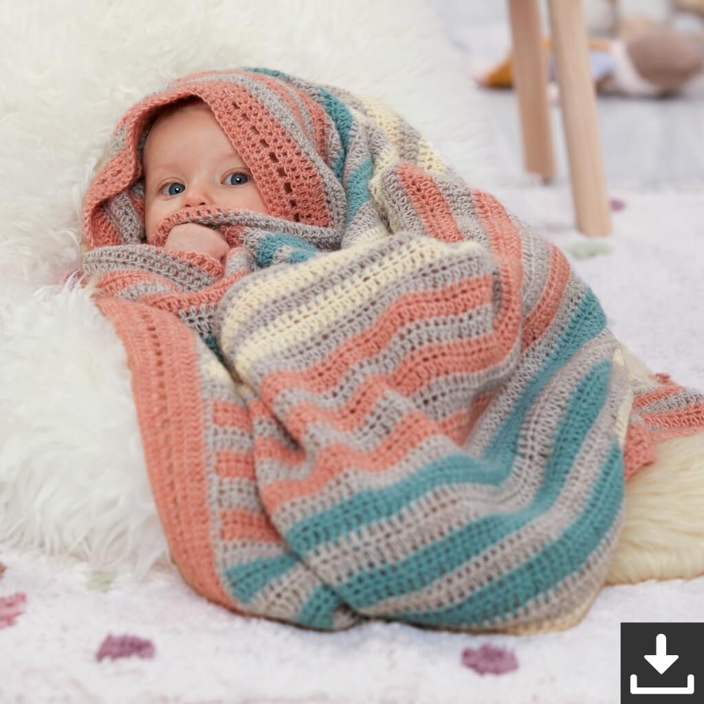 Lana Grossa Pattern Baby Häkeldecke Häkelset - Lana Grossa (PDF) Lieblingsgarn