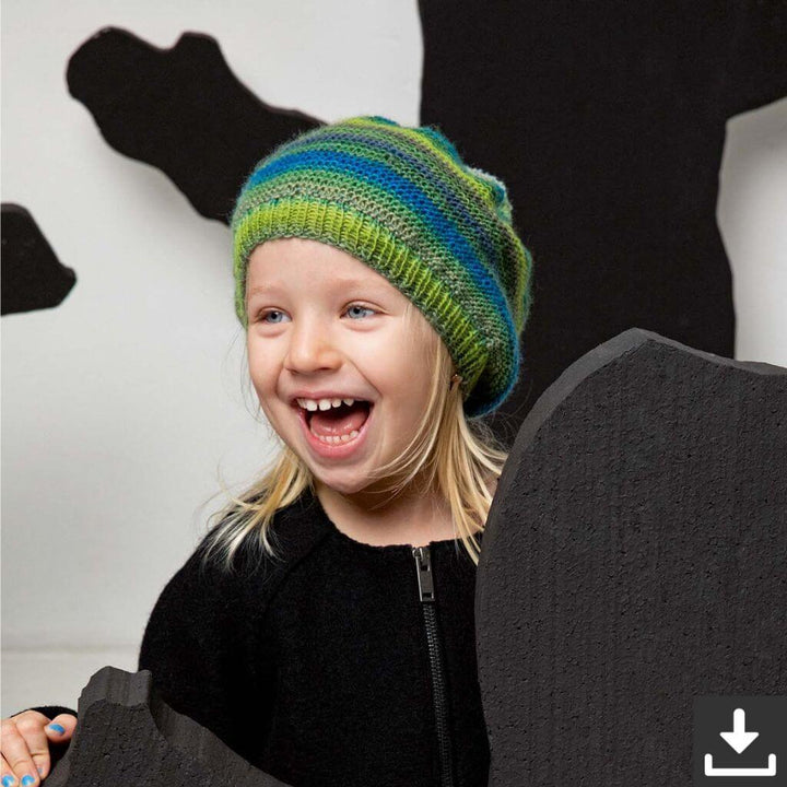 Lang Yarns Pattern Gestreifte Mütze Strickanleitung - Lang Yarns (PDF) Lieblingsgarn