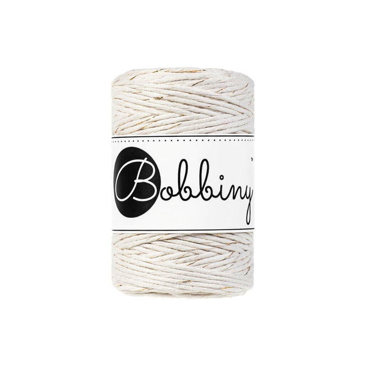 Bobbiny Golden Natural Bobbiny Makramee Garn 1,5 mm Lieblingsgarn