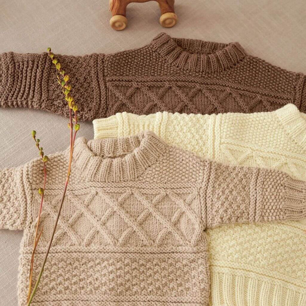 Sandnes Garn Kinder Pullover Guernsey Sweater Baby Strickanleitung - Sandnes Garn (Heft) Lieblingsgarn