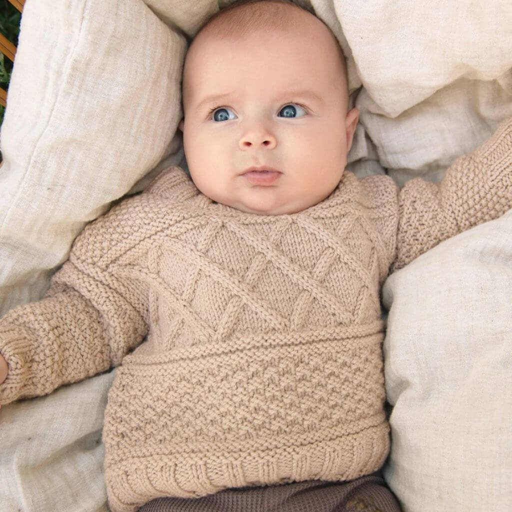 Sandnes Garn Pattern Kinder Pullover Guernsey Sweater Baby Strickanleitung - Sandnes Garn (Heft) Lieblingsgarn
