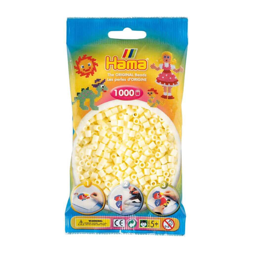 Hama Hama Bügelperlen 5 mm Creme 1.000 Stk. Lieblingsgarn