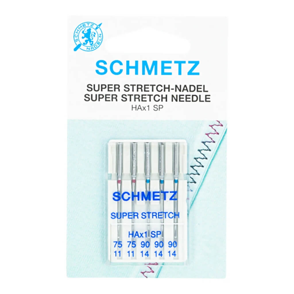 Schmetz Sortiert 75-90 Schmetz Super Stretch-Nadeln HAx1 SP Lieblingsgarn