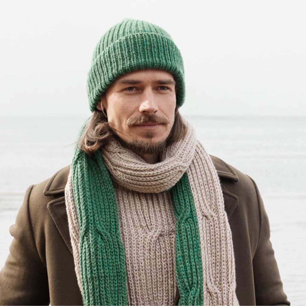 Lana Grossa Pattern Herrenmütze Strickanleitung - Lana Grossa (Heft) Lieblingsgarn
