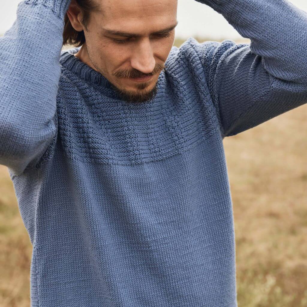 Lana Grossa Pattern Strukturmuster Herrenpullover Strickanleitung - Lana Grossa (Heft) Lieblingsgarn