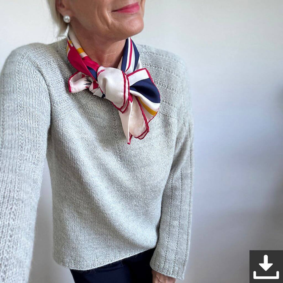 Hinterm Stein Pattern Pullover Artwork Strickanleitung - Hinterm Stein (PDF) Lieblingsgarn