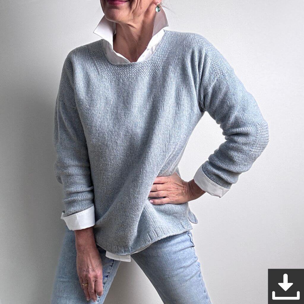 Hinterm Stein Pullover Bandweaver Strickanleitung - Hinterm Stein (PDF) Lieblingsgarn