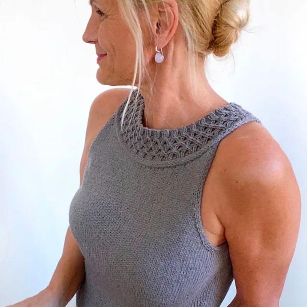 Hinterm Stein Pattern Big Chain Top Strickanleitung - Hinterm Stein (PDF) Lieblingsgarn