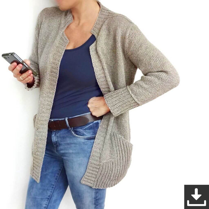 Hinterm Stein Strickjacke Big Sister Strickanleitung - Hinterm Stein (PDF) Lieblingsgarn