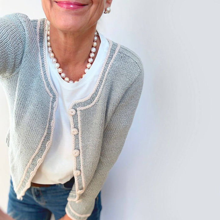 Hinterm Stein Strickjacke Bright as a Button Strickanleitung - Hinterm Stein (PDF) Lieblingsgarn