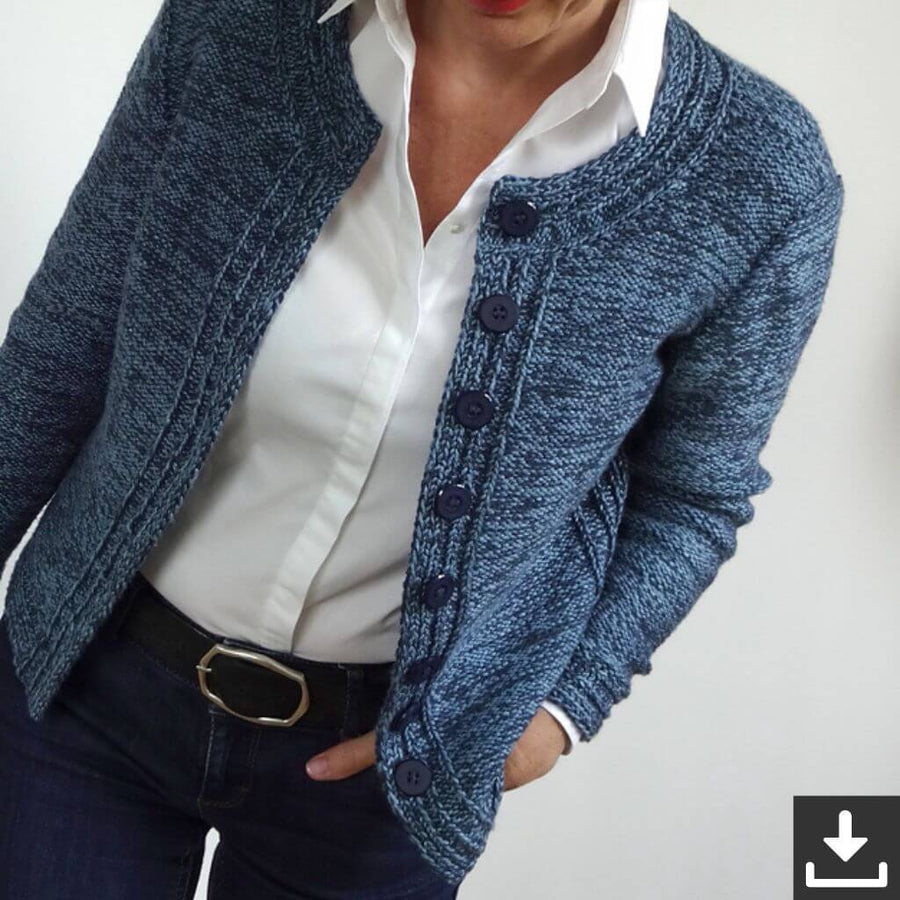 Hinterm Stein Pattern Strickjacke Chanel Blues Strickanleitung - Hinterm Stein (PDF) Lieblingsgarn