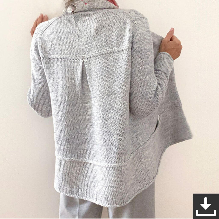 Hinterm Stein Pattern Strickjacke Focus on Lines Strickanleitung - Hinterm Stein (PDF) Lieblingsgarn