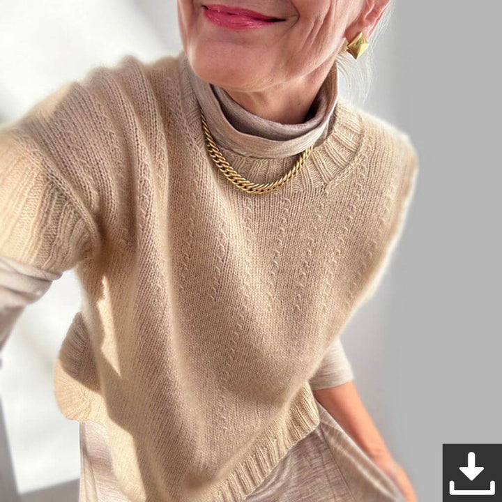 Hinterm Stein Hay Crop Slipover Strickanleitung - Hinterm Stein (PDF) Lieblingsgarn