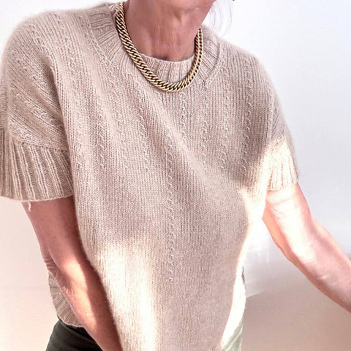 Hinterm Stein Hay Crop Slipover Strickanleitung - Hinterm Stein (PDF) Lieblingsgarn