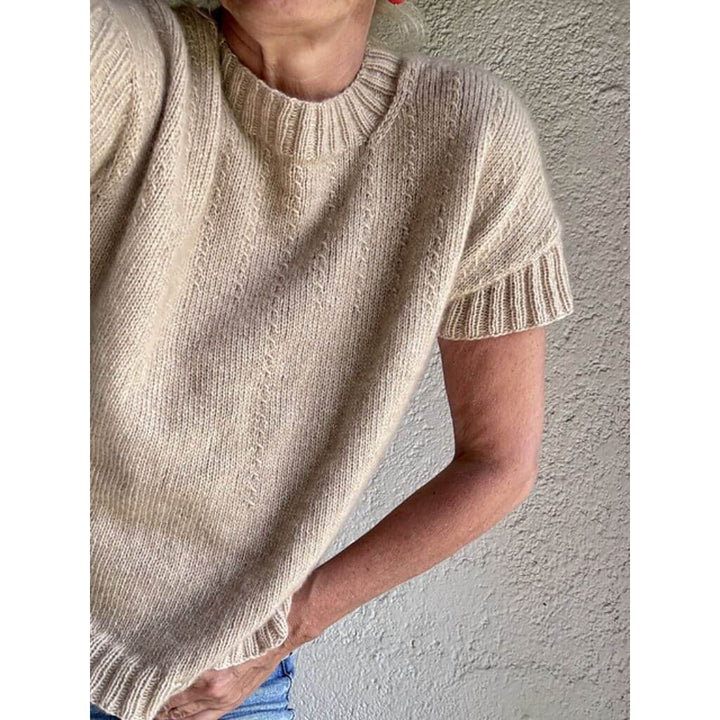 Hinterm Stein Hay Crop Slipover Strickanleitung - Hinterm Stein (PDF) Lieblingsgarn