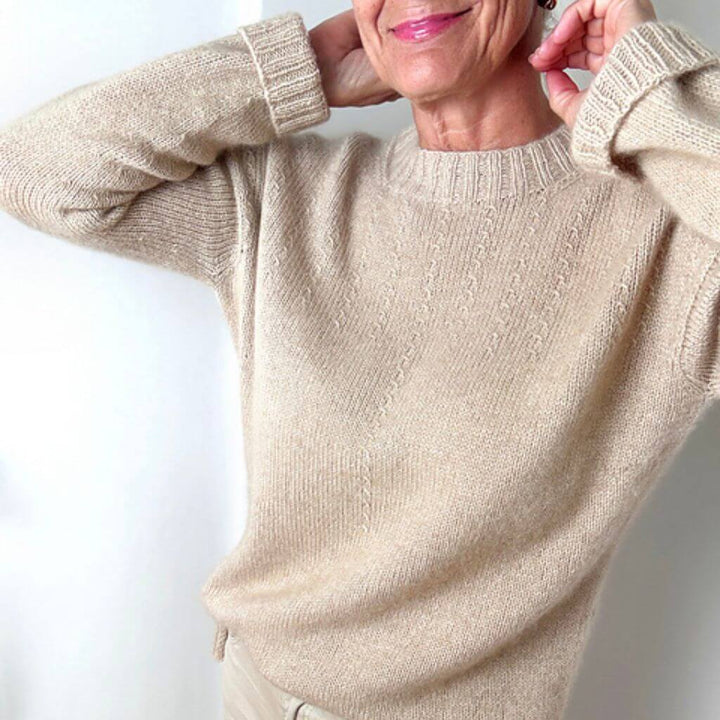 Hinterm Stein Old Money Sweater Strickanleitung - Hinterm Stein (PDF) Lieblingsgarn