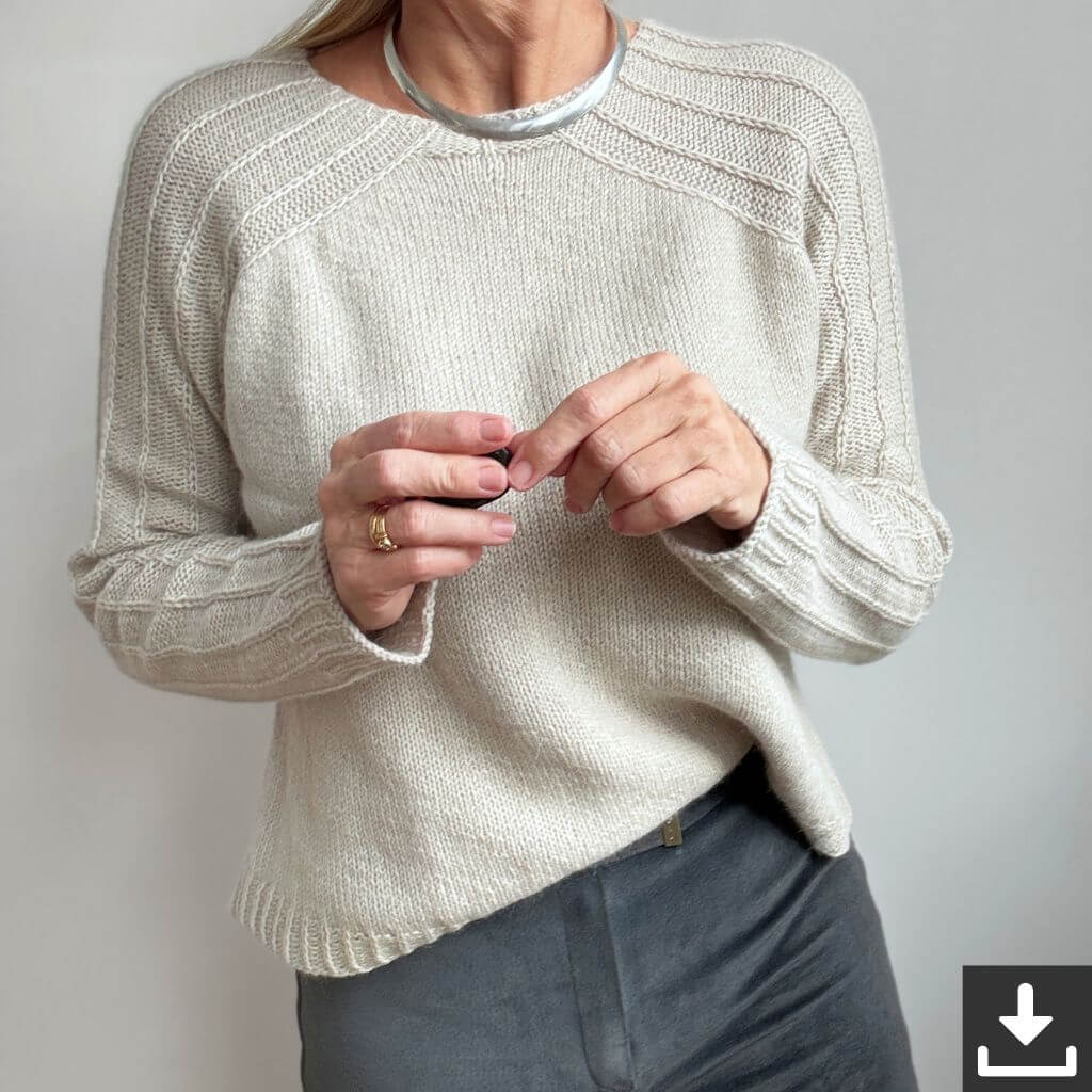 Hinterm Stein Pattern Pullover Streamlines Strickanleitung - Hinterm Stein (PDF) Lieblingsgarn