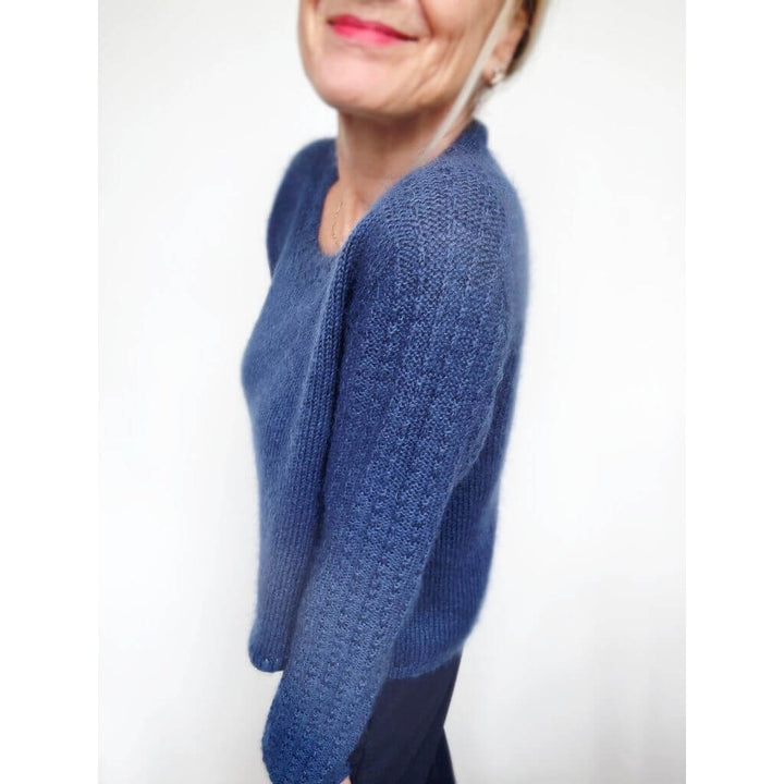 Hinterm Stein Pattern Waterfall Pullover Strickanleitung - Hinterm Stein (PDF) Lieblingsgarn