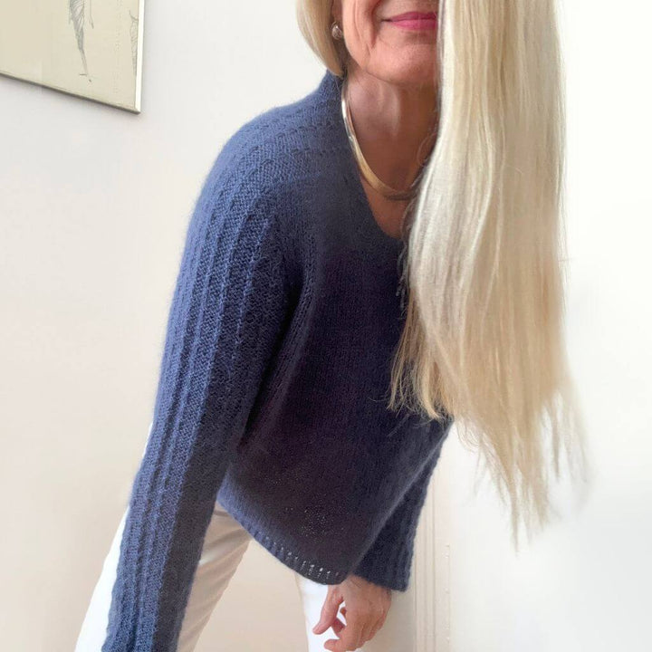 Hinterm Stein Pattern Waterfall Pullover Strickanleitung - Hinterm Stein (PDF) Lieblingsgarn