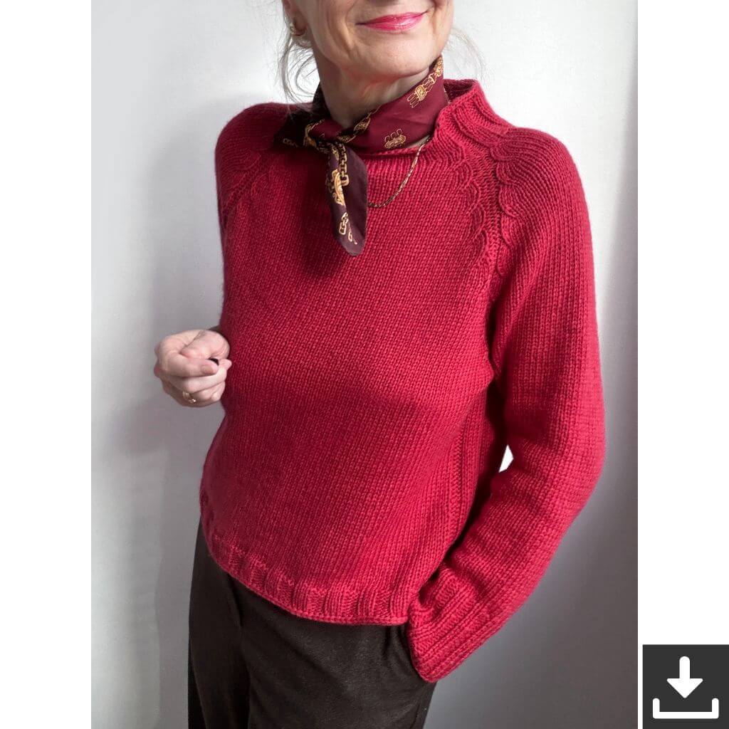 Hinterm Stein Pattern Wave Power Pullover Strickanleitung - Hinterm Stein (PDF) Lieblingsgarn