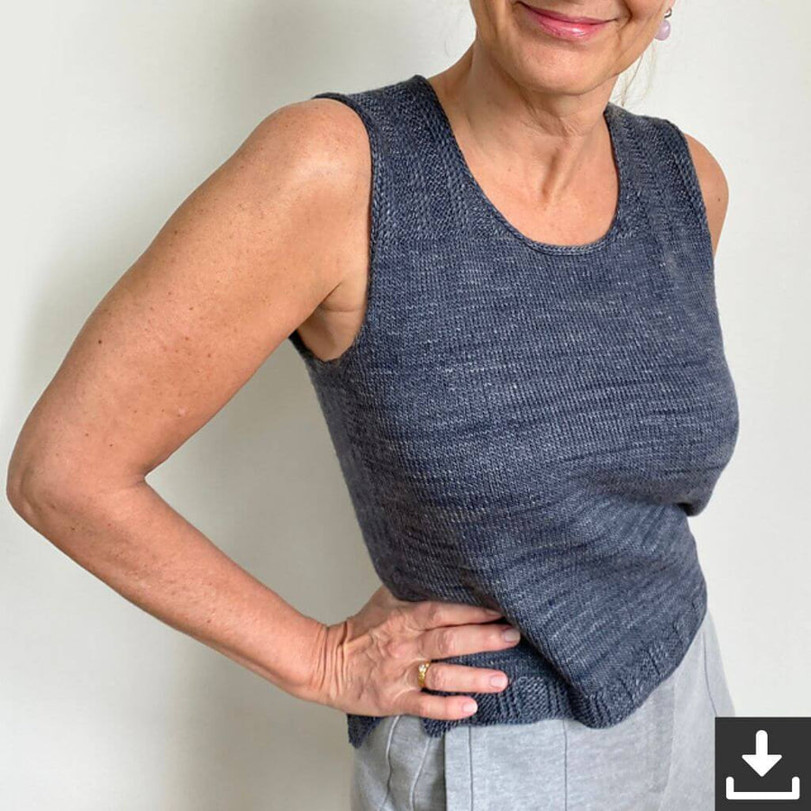 Hinterm Stein Pattern Top Zen with a Twist Strickanleitung - Hinterm Stein (PDF) Lieblingsgarn