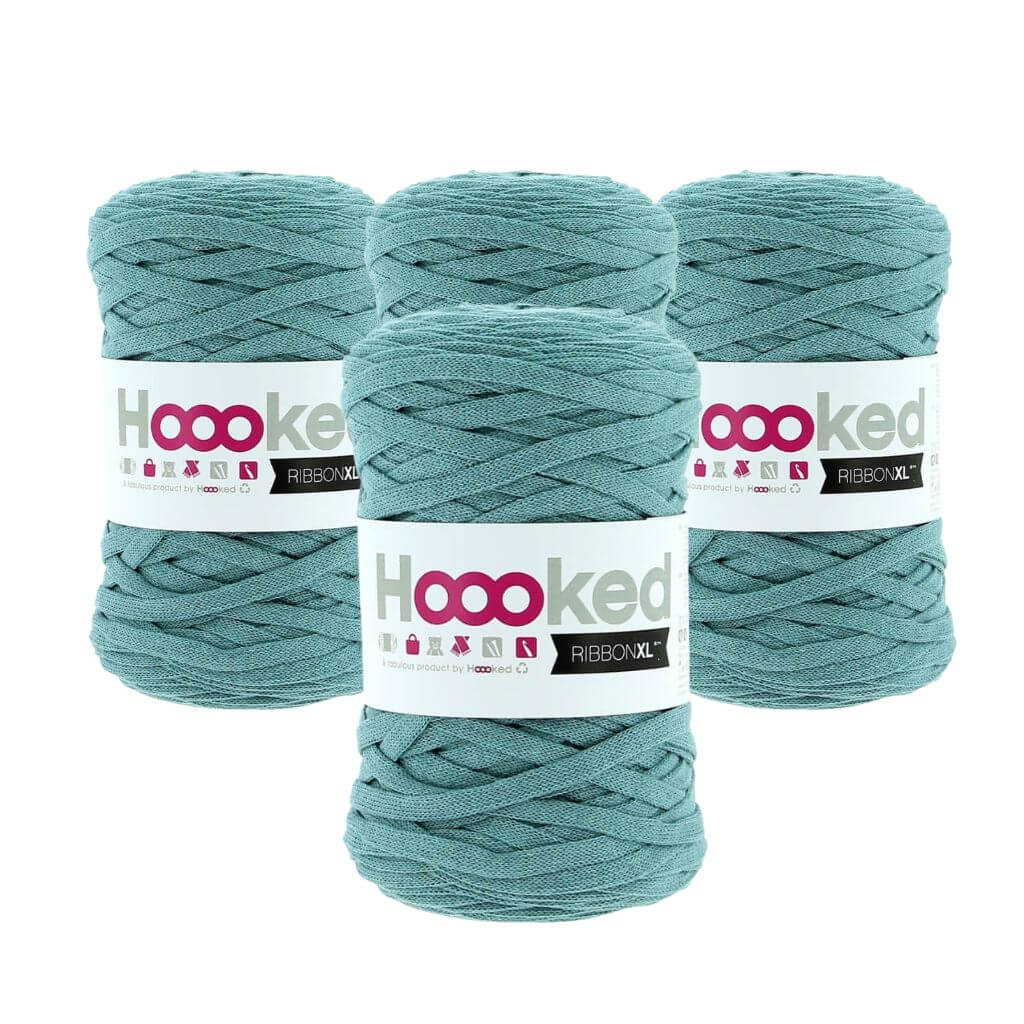 Hoooked Emerald Splash Hoooked RibbonXL 4er Spar-Set Lieblingsgarn