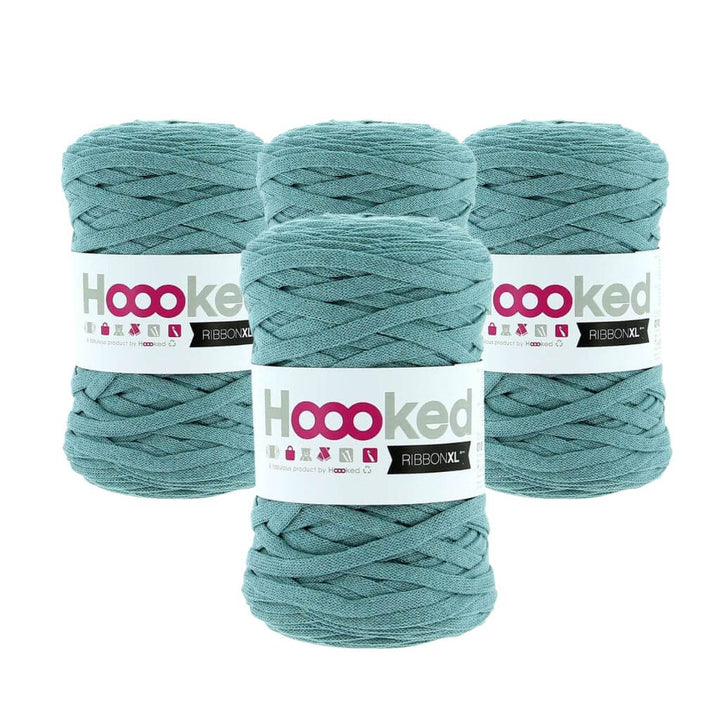 Hoooked Emerald Splash Hoooked RibbonXL 4er Spar-Set Lieblingsgarn