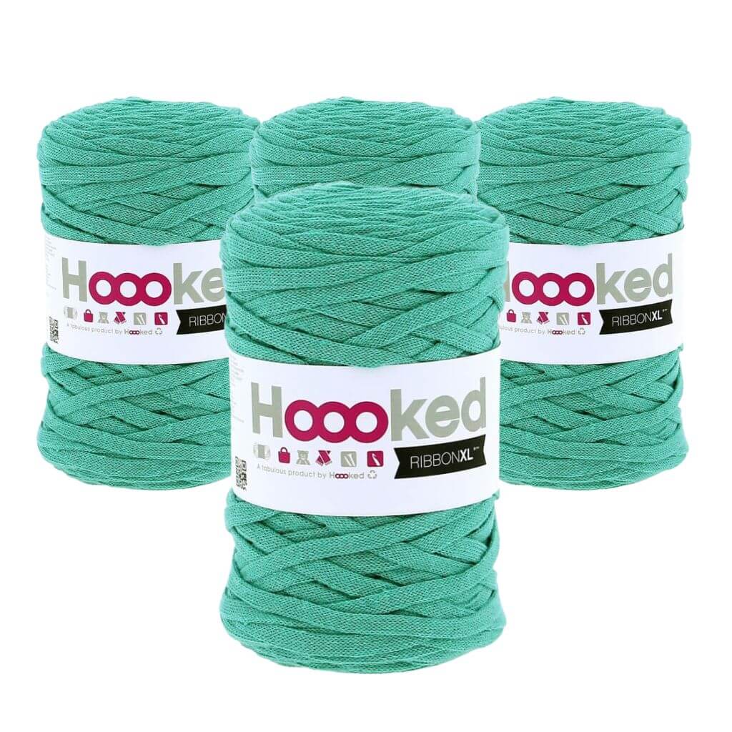 Hoooked Happy Mint Hoooked RibbonXL 4er Spar-Set Lieblingsgarn