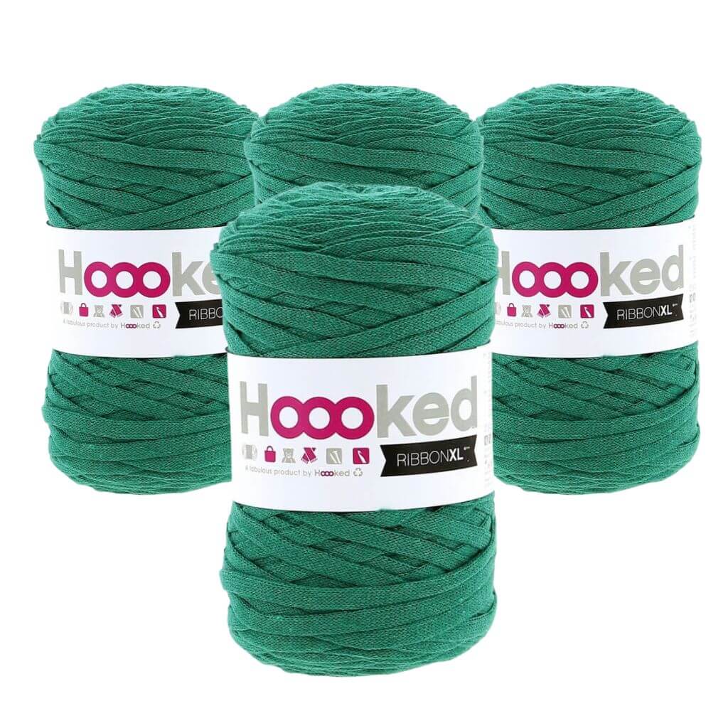 Hoooked Lush Green Hoooked RibbonXL 4er Spar-Set Lieblingsgarn