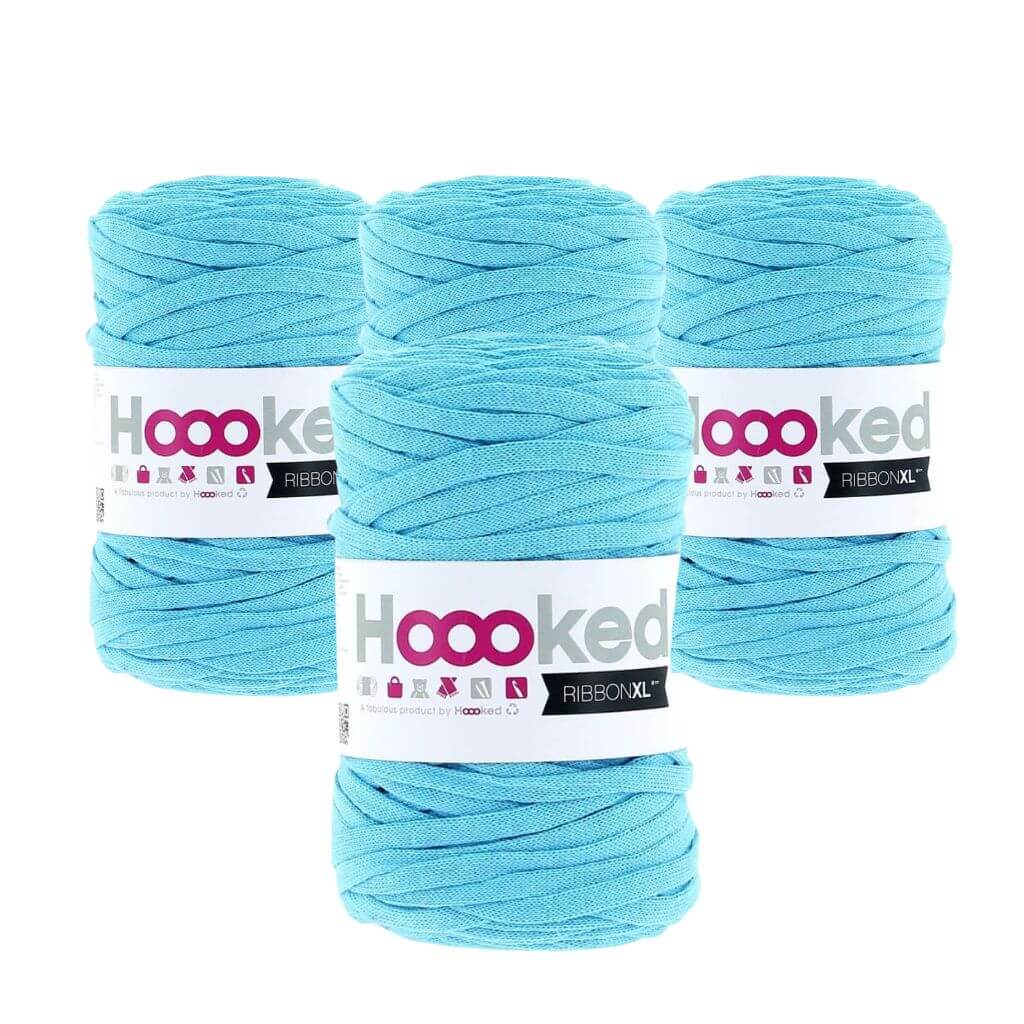 Hoooked Sea Blue Hoooked RibbonXL 4er Spar-Set Lieblingsgarn