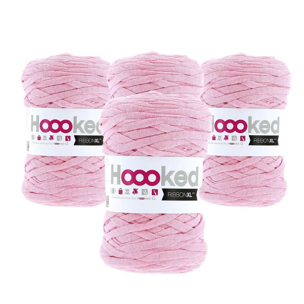 Hoooked Sweet Pink Hoooked RibbonXL 4er Spar-Set Lieblingsgarn