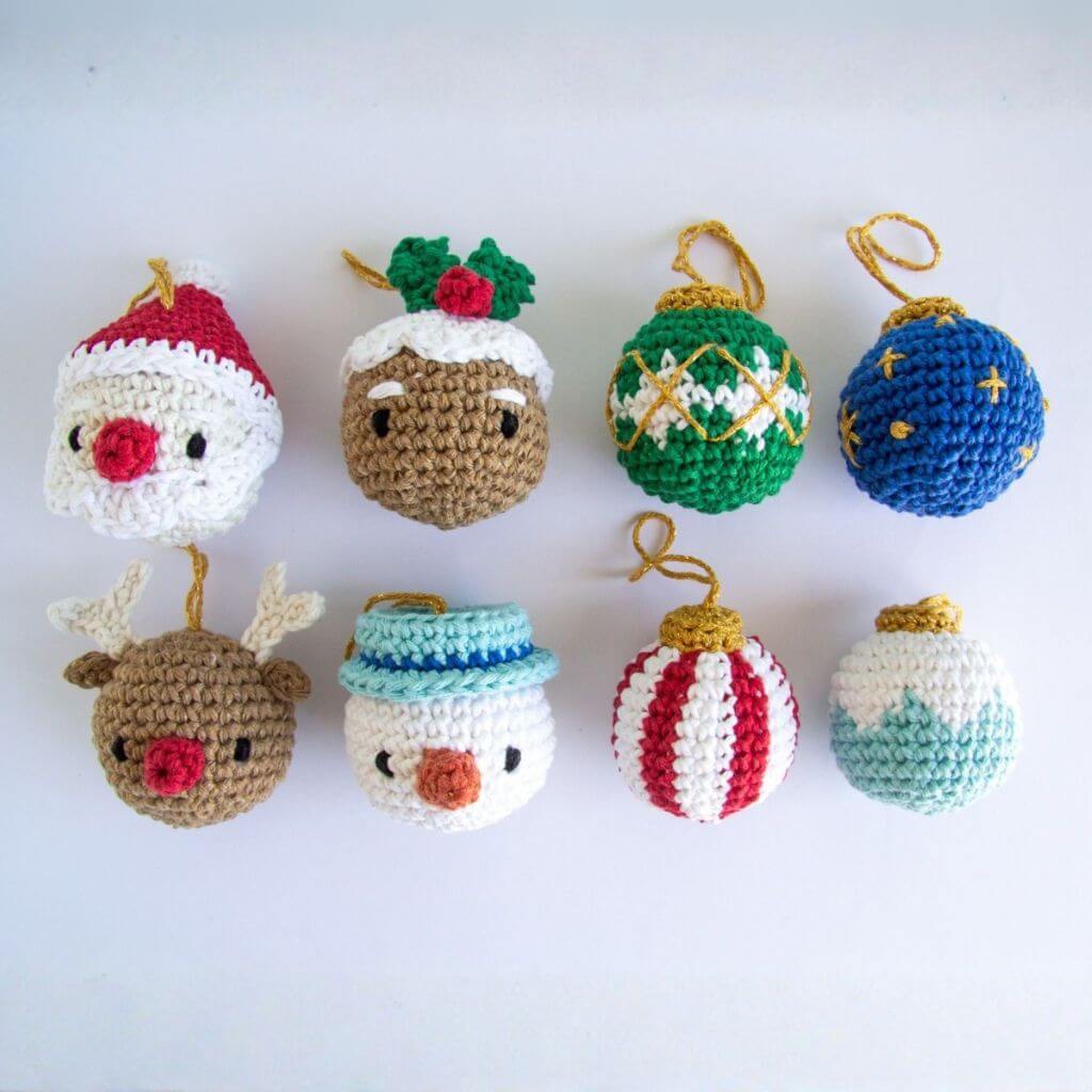 Hoooked Hoooked DIY Häkelset Weihnachtskugeln Wonderland Lieblingsgarn