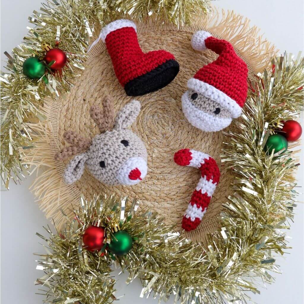 Hoooked Hoooked DIY Häkelset Weihnachtsschmuck Lieblingsgarn